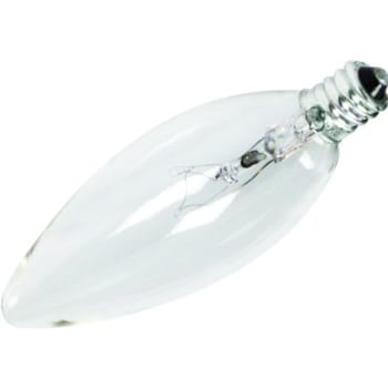 60W Incandescent B9 Decorative Bulb (2600K) (25-Pack)