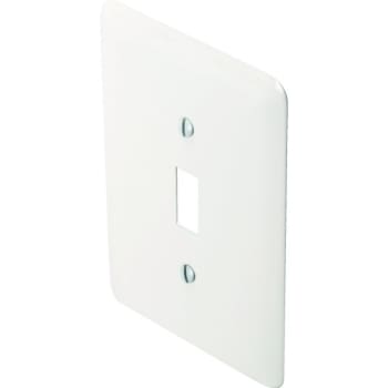 Image for Titan3 1-Gang Metal Toggle Wall Plate (25-Pack) (White) from HD Supply