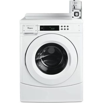 Image for Whirlpool® Commercial 3.1 Cu. Ft. High-Efficiency Front-Load Washing Machine, Coin-Operated, White from HD Supply