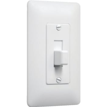 TAYMAC MASQUE 1-Gang Plastic Decorator Wall Plate Toggle Cover (5-Pack) (White)