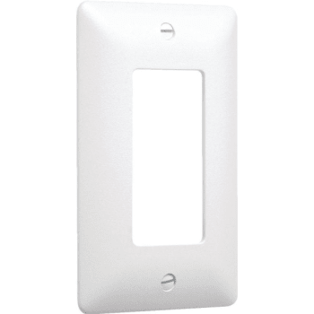 Image for TAYMAC MASQUE 1-Gang Plastic Wall Plate (White) from HD Supply