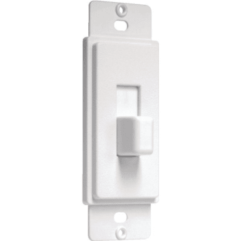 TAYMAC MASQUE 1-Gang Toggle Switch Cover-Up Adapter (White)