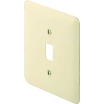 Image for Titan3 1-Gang Metal Toggle Wall Plate (25-Pack) (Ivory) from HD Supply