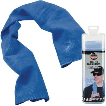 Image for Ergodyne Chill-Its Evaporative Cooling Towel (Blue) from HD Supply