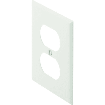 Titan3 1-Gang Standard Duplex Wall Plate (25-Pack) (White)