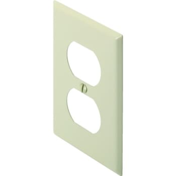 Image for Titan3 1-Gang Standard Duplex Wall Plate (25-Pack) (Ivory) from HD Supply