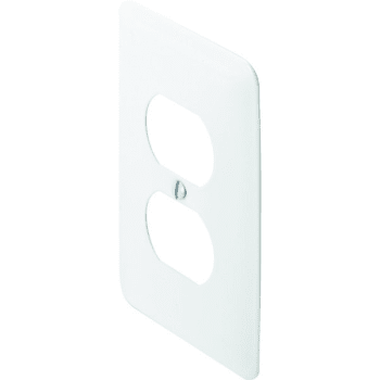 Image for Titan3 1-Gang Metal Princess Duplex Wall Plate (25-Pack) (White) from HD Supply
