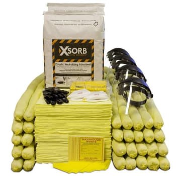 Image for Xsorb Caustic Neutralizing 95 Gal Spill Response Kit from HD Supply
