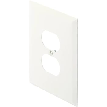 Titan3 1-Gang Metal Jumbo Duplex Wall Plate (20-Pack) (White)