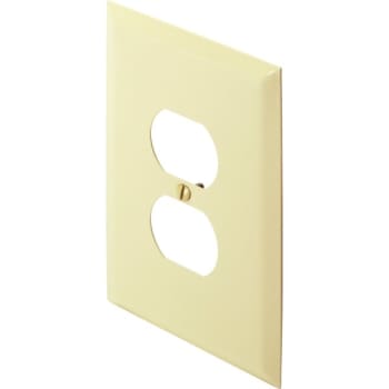 Image for Titan3 1-Gang Jumbo Duplex Wall Plate (Ivory) (20-Pack) from HD Supply