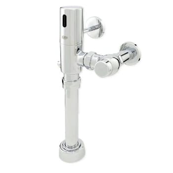 Zurn Ecovantage Ztr Exposed Sensor Piston Dual Flush 1.6 Gpf Hardwire Chrome