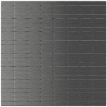 Image for Inoxia Speedtiles 11.4 In. X 11.6 In. X 5 Mm Adhesive Mosaic Tile (Dark Gray) (24-Case) (328611) from HD Supply