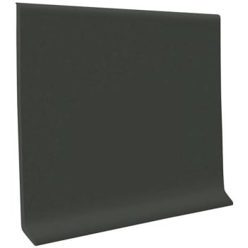 Roppe 700 Series 4 In. Wide X 1/8 In. T X 120 Ft. Thermoplastic Rubber Wall Cove Base Coil (Black/brown) (3-Pack)