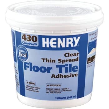 Image for Henry 430 1 Qt. Clearpro Vct Adhesive (12-Case) from HD Supply