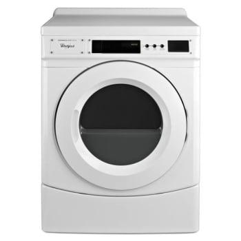 Whirlpool® Commercial 6.7 Cu. Ft. Front Load Gas Dryer, Non-Vend, White, ADA