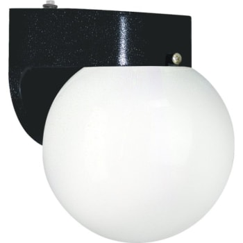Image for 8 X 6 X 8 In. Incandescent Outdoor Wall Sconce (Opal) from HD Supply