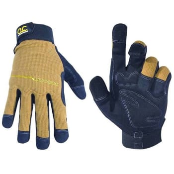 Image for Custom Leathercraft Medium Workright High-Dexterity Flex Grip Work Gloves from HD Supply