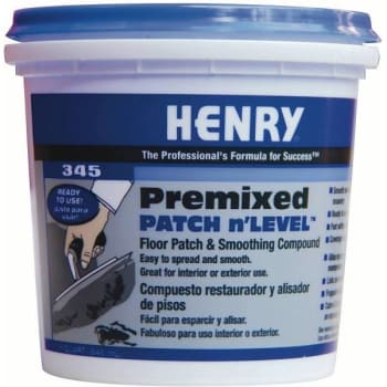 Henry 345 1 Qt. Pre-Mixed Patch And Level Case Of 6