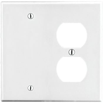 Hubbell Combination Nylon Wall Plate (White)