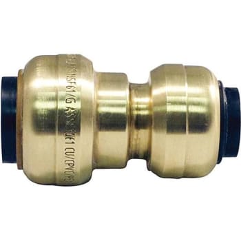 Image for Tectite 1/2 In. Brass Push-To-Connect X 3/8 In. Reducer Coupling from HD Supply