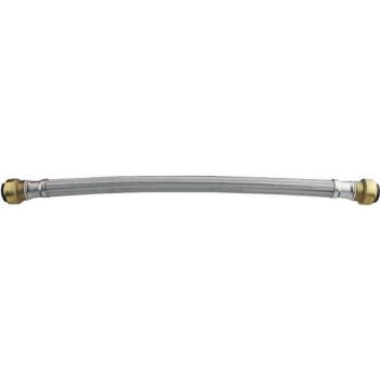 Image for Tectite 3/4 In. Push-To-Connect x 18 In. Braided Stainless Steel Repair Hose from HD Supply