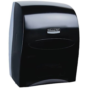 Kimberly-Clark Sanitouch Hard Roll Towel Dispenser (Black) (1-Case)
