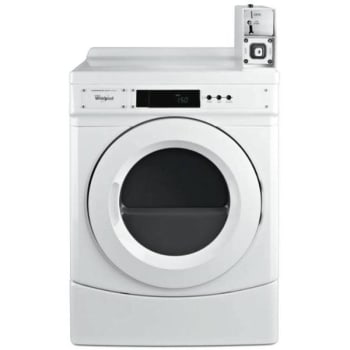 Image for Whirlpool® Commercial 6.7 Cu. Ft. Front Load Gas Dryer, Coin-Operated, App Compatible, White, ADA from HD Supply