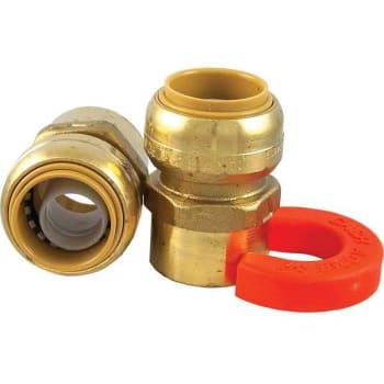 Image for Sharkbite 3/4 In. Push-To-Connect X FIP Brass Water Heater Connection Kit from HD Supply