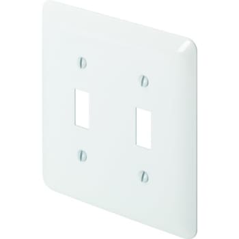Image for Titan3 2-Gang Princess Metal Toggle Wall Plate (10-Pack) (White) from HD Supply