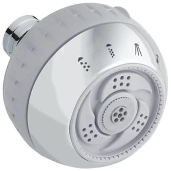 Image for Waterpik 6-Spray 3 In. Single Wall Mount Fixed Shower Head In Chrome from HD Supply