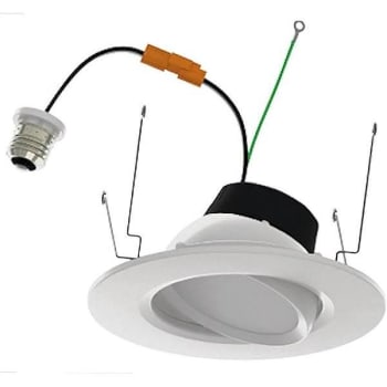 Halco 5 In. Or 6 In. 10-Watt LED Gimbal Recesseddimmable Downlight Trim For Wet Locations