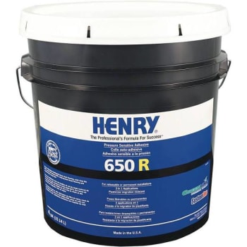 Henry 650r 4 Gal Releasable Bond Pressure Sensitive Adhesive