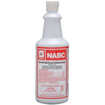 Spartan 1 Qt. Nabc Floral Scent No Dye Restroom Disinfectant, Package Of 12