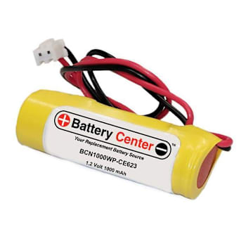 Battery Center 1.2v 1000mah NiCad Emergency Lighting Battery