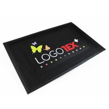 Floortex Logotex® + Customised Outdoor  Door Mat With Rubber Backing 4'x6'
