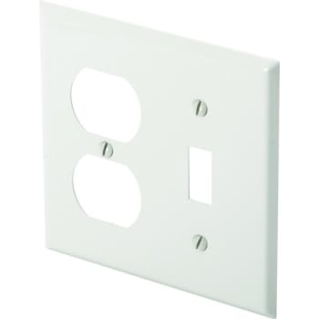 Titan3 Standard 2-Gang Toggle/Duplex Metal Wall Plate (10-Pack) (White)