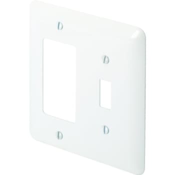 Image for Titan3 2-Gang Standard Metal Toggle/rocker Princess Wall Plate (10-Pack) (White) from HD Supply