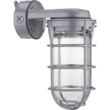 Lithonia Lighting® 1-Light Gray Incandescent Vapor Tight 150W Wall Mount Fixture