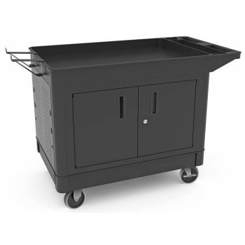 Image for Luxor Xlc Industrial Work Cart With Locking Cabinet, 25.5"w X 45.5"d X 33"h from HD Supply