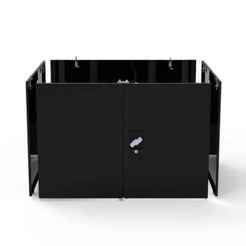 Image for Shop Desk With Pigeonhole Bin Unit - Optional Locking Cabinet Pack from HD Supply