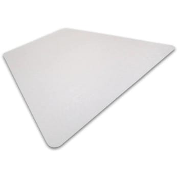 Image for Floortex Ultimat® Polycarbonate Corner Workstation Chair Mat Hard Floor 48 X 60" from HD Supply