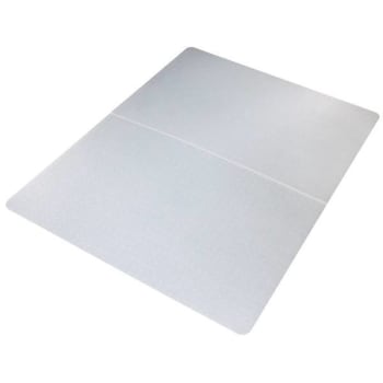 Cleartex® Polypropylene Rectangular Foldable Chair Mat For Carpets - 45" X 53"