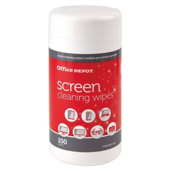 Image for Office Depot Tub Screen Cleaning Wipes Package Of 100 from HD Supply