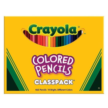 Image for Crayola® 14-Assorted Colored Woodcase Pencils 3.3 mm, Box Of 462 from HD Supply