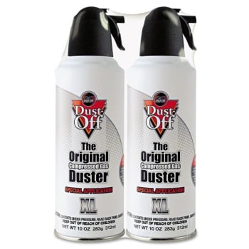 Image for Dust-Off® 10 oz Non-Flammable, Aerosol, Air Dusters Pack Of 2 from HD Supply