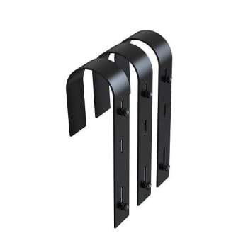 Image for Mayne Handrail Bracket - Black Package Of 3 from HD Supply