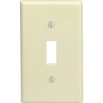 Image for Leviton 1-Gang Toggle Wall Plate (Ivory) from HD Supply