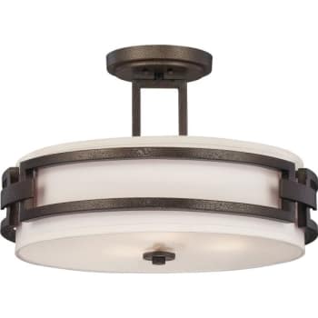 Image for Cordelia Lighting® Del Ray™ Incandescent Semi-Flush Mount Light from HD Supply