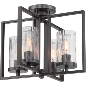 Image for Cordelia Lighting® Elements™ Incandescent Semi-Flush Mount Light from HD Supply