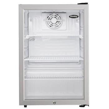 Image for Danby® 2.6 Cubic Feet Compact Glass Door Fridge, Stainless Steel from HD Supply